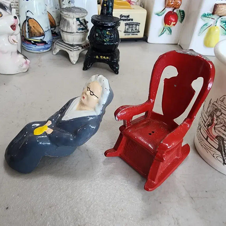 [SOLD OUT] 미국서온 오래된 아연합금 상태좋은 양념통 세트에15000원