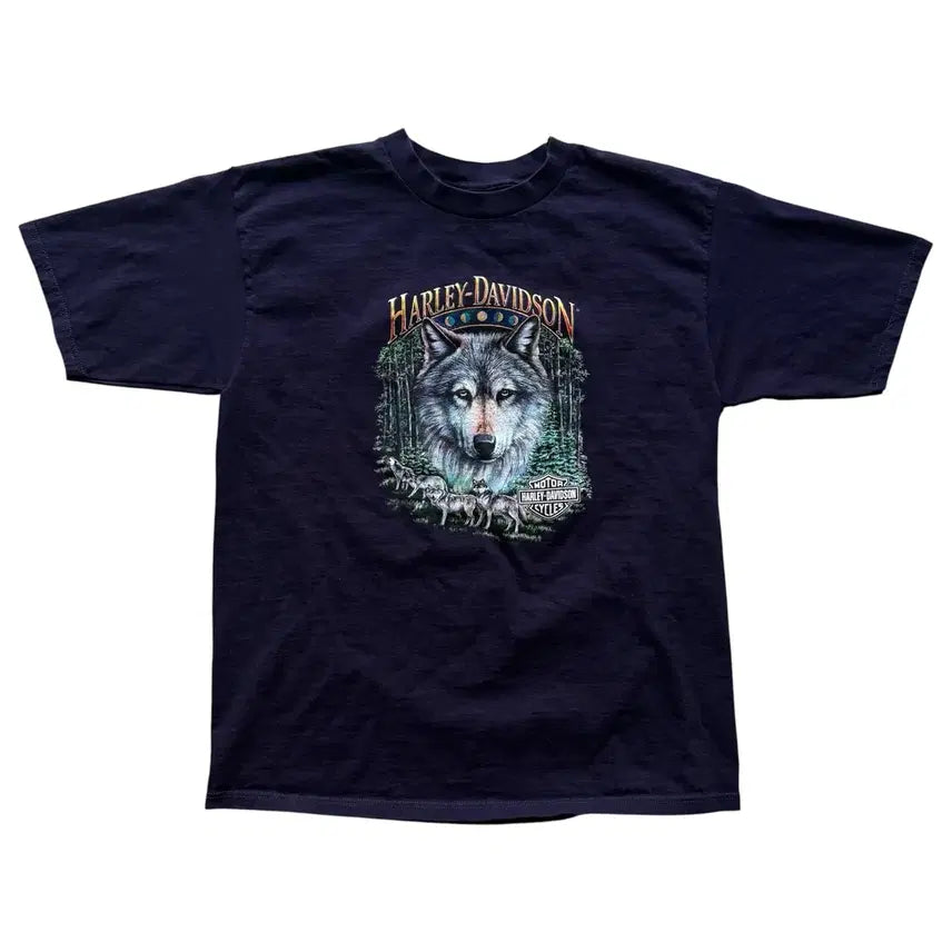 [BUNJANG] 1996 Made in USA Harley-Davidson Wolf T-Shirt XL / 1996 Made in USA 할리 데이비슨 울프 티셔츠
