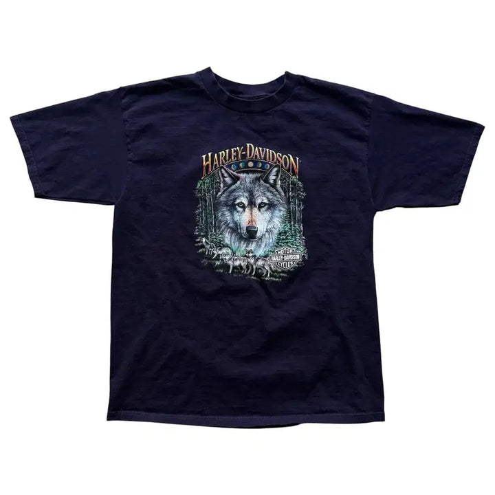 [BUNJANG] 1996 Made in USA Harley-Davidson Wolf T-Shirt XL / 1996 Made in USA 할리 데이비슨 울프 티셔츠