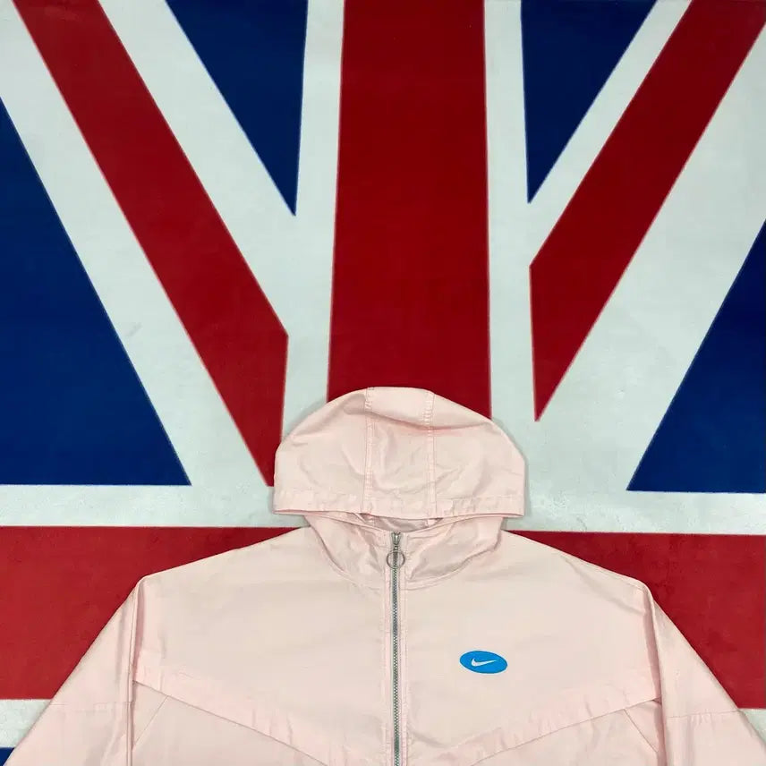 [BUNJANG] Nike Oversized Pink Windbreaker Women&