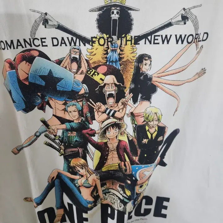 [BUNJANG] Uniqlo One Piece Collaboration T-Shirt White / 유니클로 원피스 콜라보 티셔츠 화이트