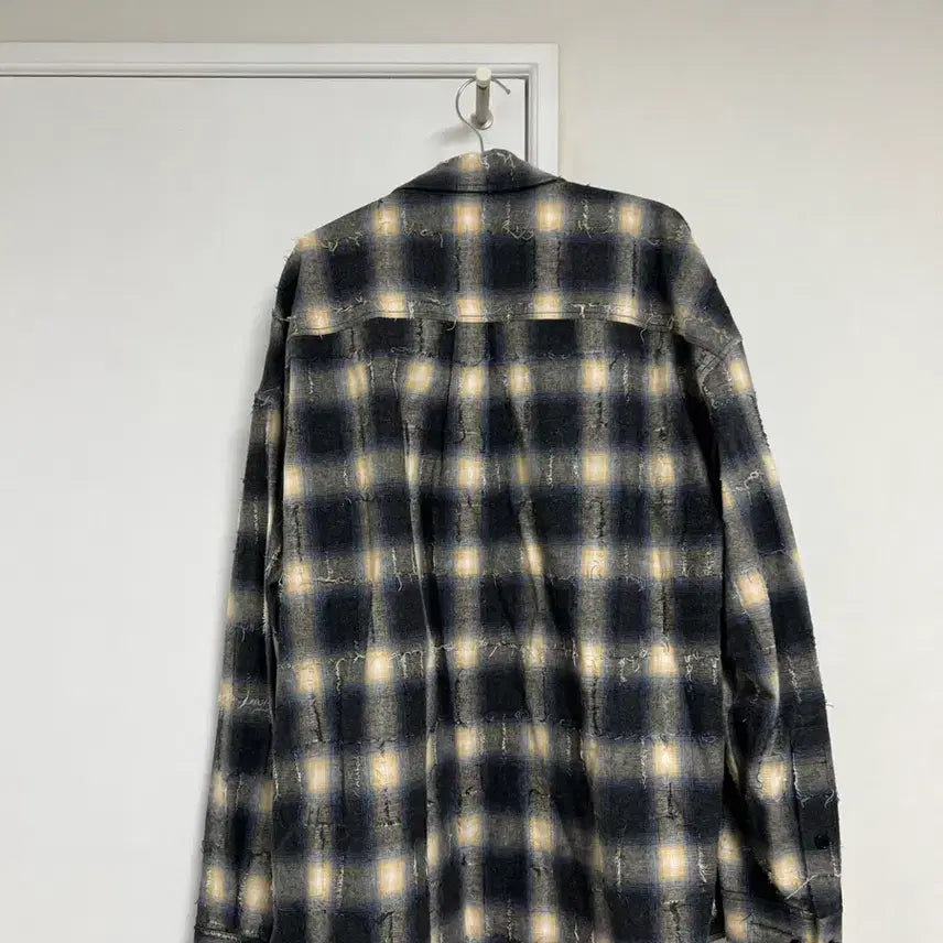 [BUNJANG] JUUN.J Grid Yellow Shirt Size 46 / 준지 그리드 옐로우 셔츠 46사이즈
