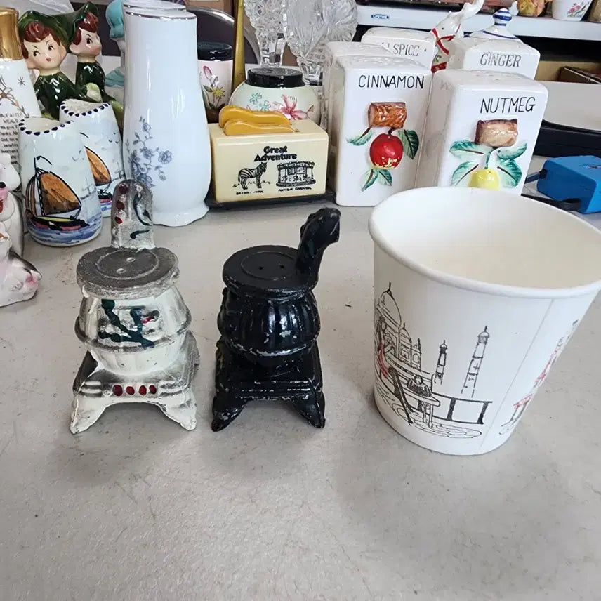 [BUNJANG] Zinc Alloy Cast Seasoning Container Set / 미국서온 아연합금 주물양념통 세트에15000원