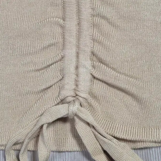 [BUNJANG] H&amp;M Beige Sleeveless Bustier Top S / H&amp;M 에이치앤엠 베이지 민소매 뷔스티에 S