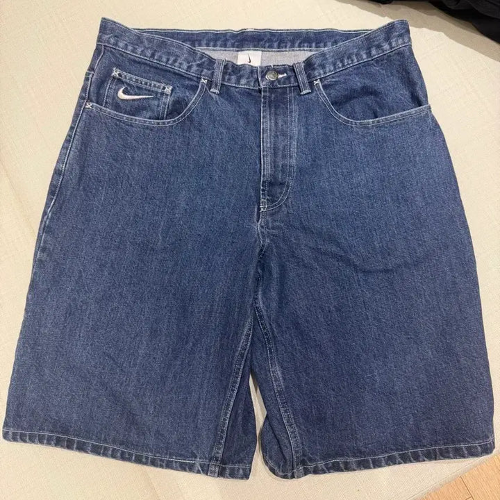 [BUNJANG] Supreme x Nike Denim Shorts Indigo / 슈프림 x 나이키 데님 쇼츠 인디고 / 34