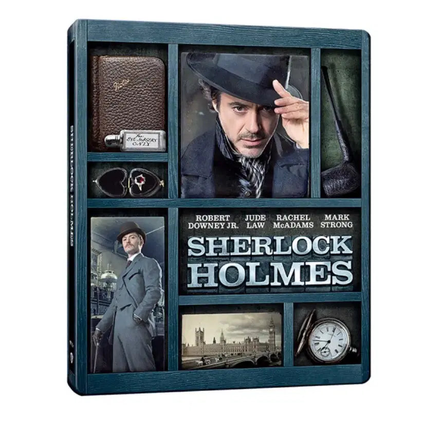[BUNJANG] Sherlock Holmes Steelbook Limited Edition 1+2 Bundle Set (Unsealed) / (미개봉) 셜록홈즈 스틸북 한정판 1+2 일괄판매