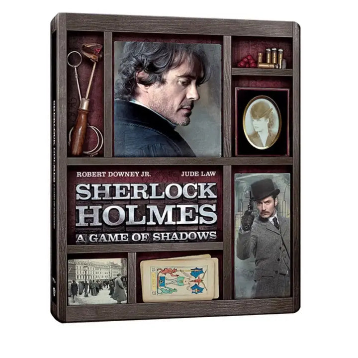 [BUNJANG] Sherlock Holmes Steelbook Limited Edition 1+2 Bundle Set (Unsealed) / (미개봉) 셜록홈즈 스틸북 한정판 1+2 일괄판매