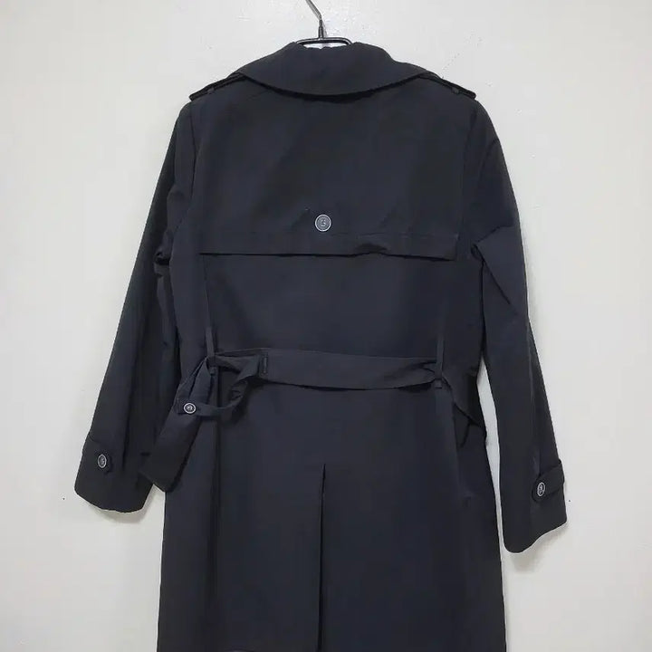 [BUNJANG] JISEN BLACK Double Button Trench Coat / 지센블랙 더블 버튼 트렌치 코트.260501