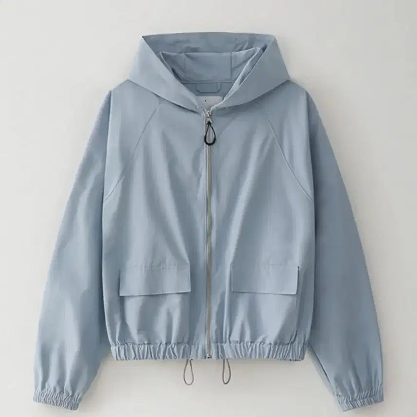 [BUNJANG] Blue Sunflower City Hooded Windbreaker Blue / 블루썬플라워 시티 후드 윈드브레이커 [블루]