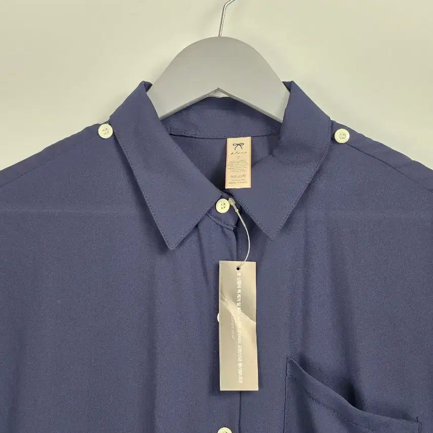 [BUNJANG] JC Style Navy Sleeveless Long Blouse - Free Size / 새상품) JC 스타일 네이비 민소매 롱 블라우스 여 프리사이즈. 0504