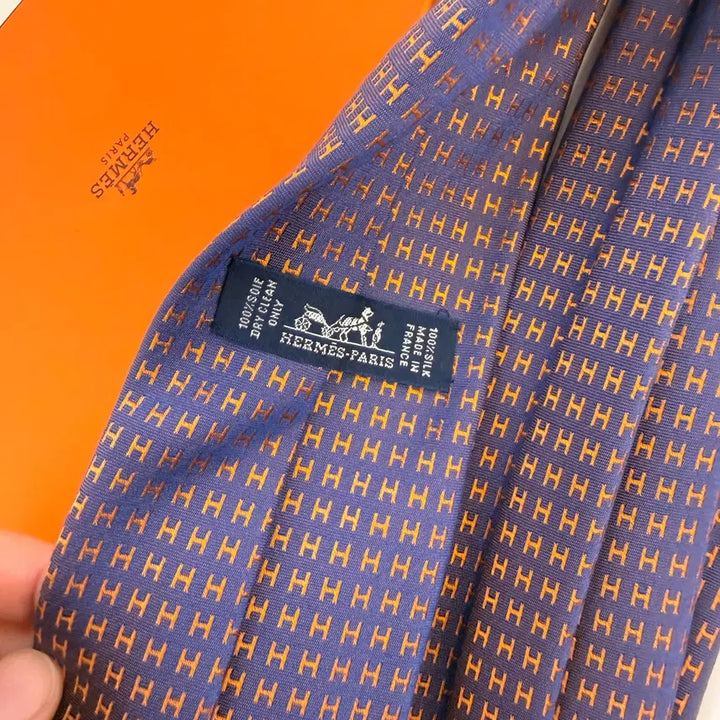 [BUNJANG] Hermes Faconnee H Tie / 애르메스(HERMES) 파코네 H 타이(Faconnee H tie)
