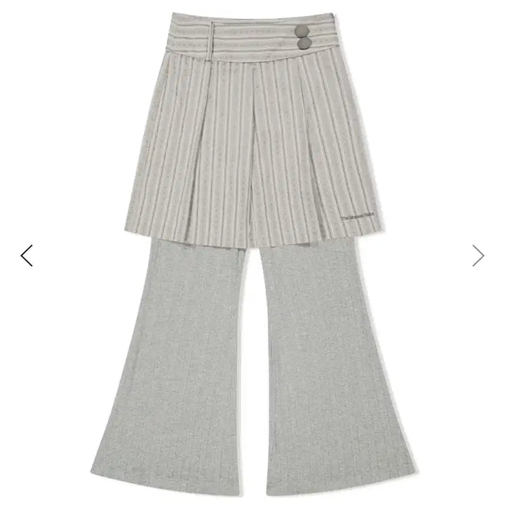 [BUNJANG] The Museum Visitor Layered Skirt Pants / 더뮤지엄비지터 레이어드 스커트 팬츠 layered skirt pants