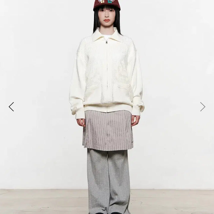 [BUNJANG] The Museum Visitor Layered Skirt Pants / 더뮤지엄비지터 레이어드 스커트 팬츠 layered skirt pants