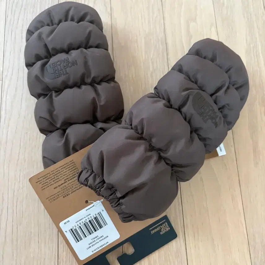 [BUNJANG] The North Face Montana Padded Mittens Smokey Brown S / 노스페이스 몬타나 패딩 벙어리 스모키브라운 S