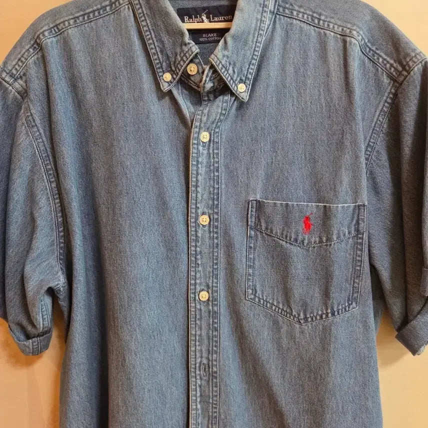 [BUNJANG] Polo Ralph Lauren Vintage Denim Shirt / 폴로 데님셔츠 빈티지