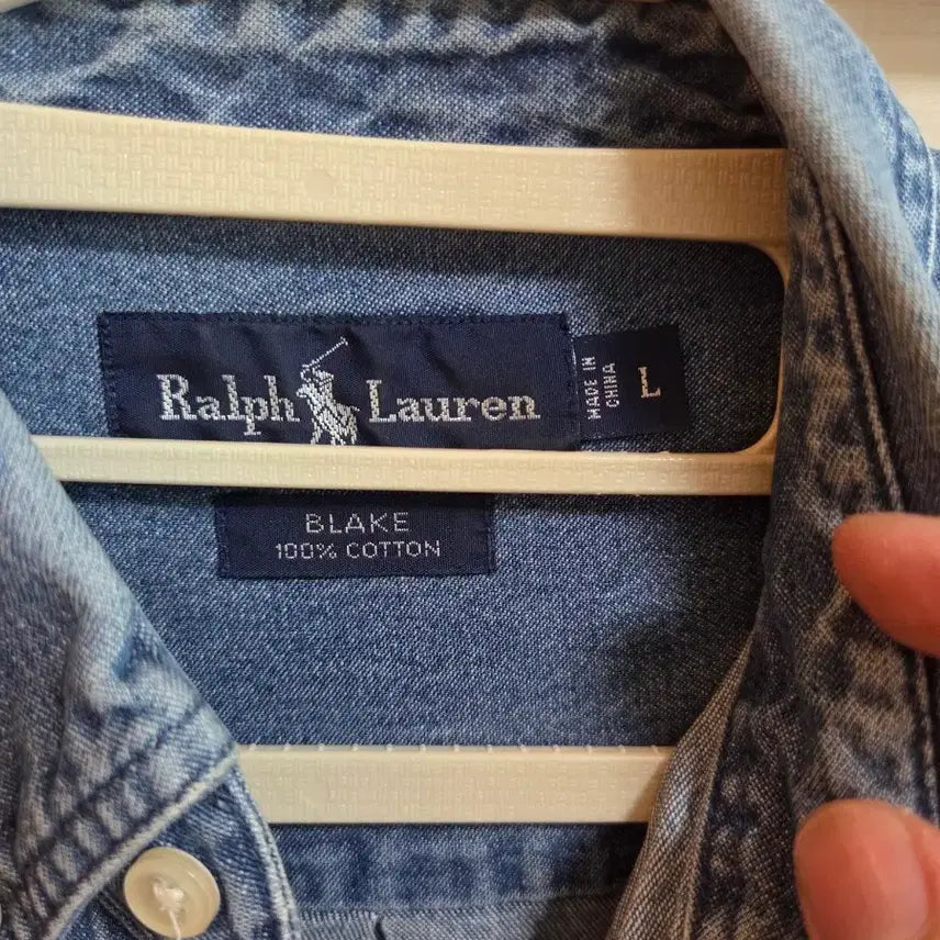 [BUNJANG] Polo Ralph Lauren Vintage Denim Shirt / 폴로 데님셔츠 빈티지