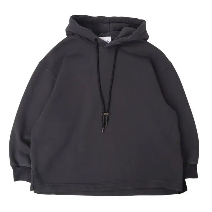 [BUNJANG] Solid Homme 21FW Charcoal Sweat Hoodie / 솔리드옴므 21fw 챠콜 스웻 후드티