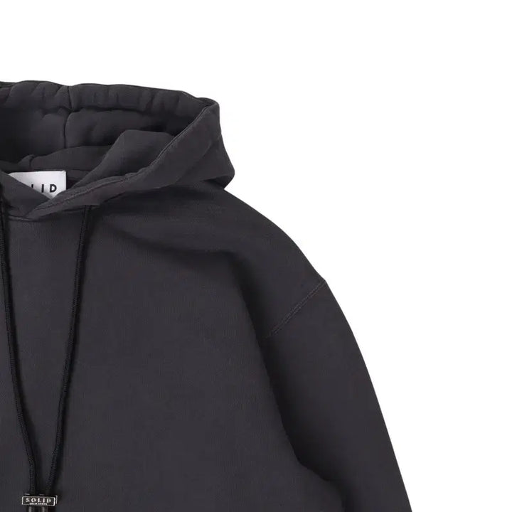 [BUNJANG] Solid Homme 21FW Charcoal Sweat Hoodie / 솔리드옴므 21fw 챠콜 스웻 후드티