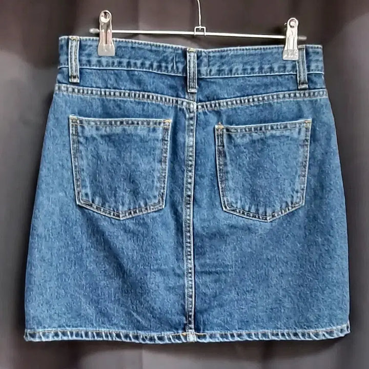 [BUNJANG] Blue Denim Mini Skirt (Size 27-28) / 청 데님 미니 스커트(27-28)