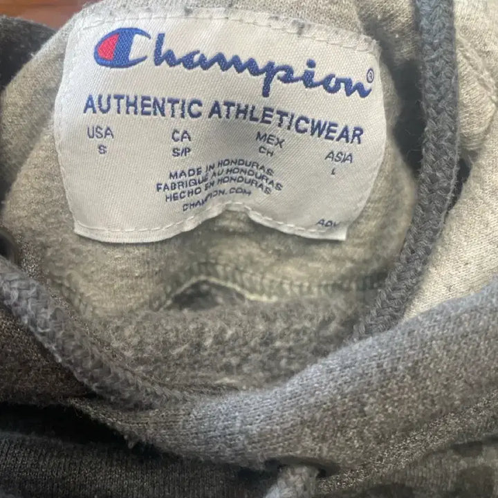 [BUNJANG] Champion Grey Hoodie / 챔피온 후드티
