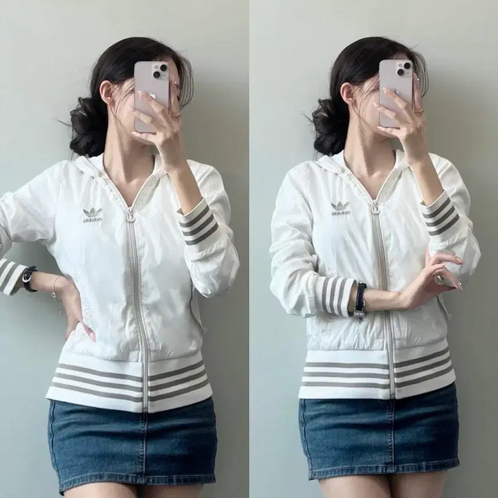 [BUNJANG] Adidas Hooded Windbreaker Jacket / 아디다스 바람막이