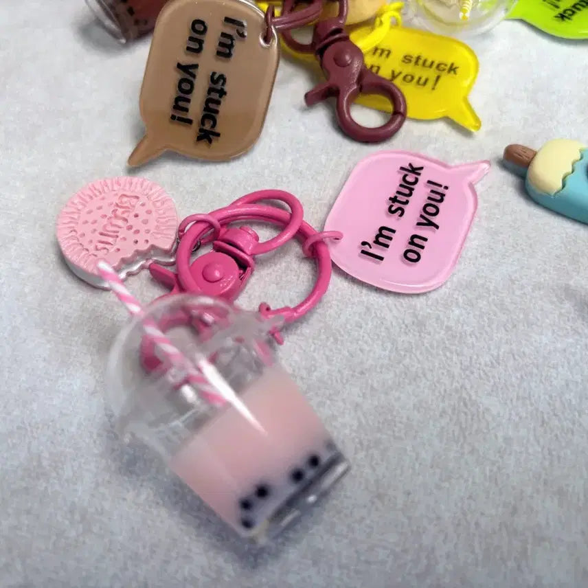 [BUNJANG] Bubble Tea Charm Keychain / 버블티 음료 키링