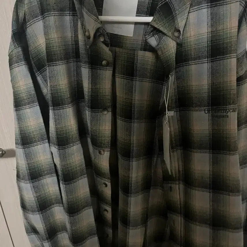 [BUNJANG] Undermycar Linen Shirt Beige Green / [새상품] [1] 언더마이카 무 74 셔츠 베이지그린