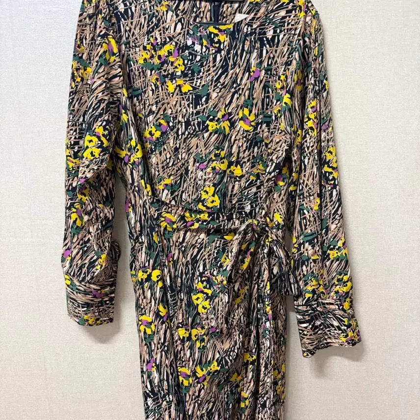 [BUNJANG] Geometric Pattern Midi Dress / 기하학 패턴 원피스