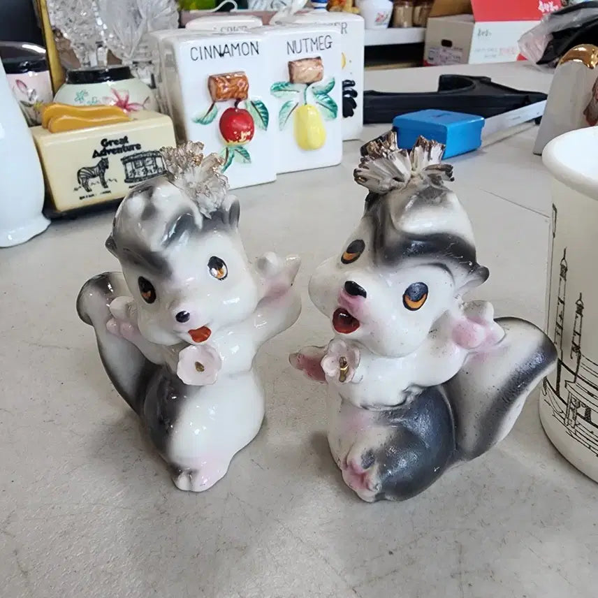 [BUNJANG] Vintage Japanese Ceramic Spice Jar Set / 옛날 Japan 오래된 도자기 양념통 세트에10000원