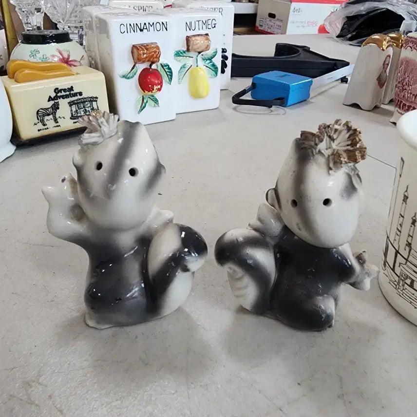 [BUNJANG] Vintage Japanese Ceramic Spice Jar Set / 옛날 Japan 오래된 도자기 양념통 세트에10000원