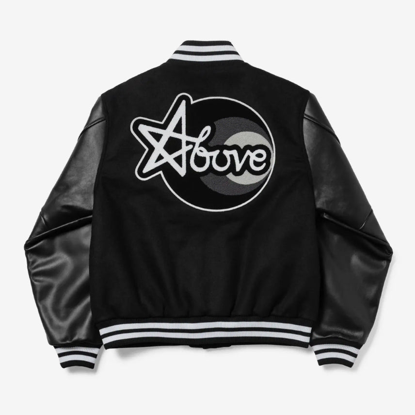 [BUNJANG] A6OVE Varsity Jacket Black / [M]어보브 스타디움 자켓 블랙
