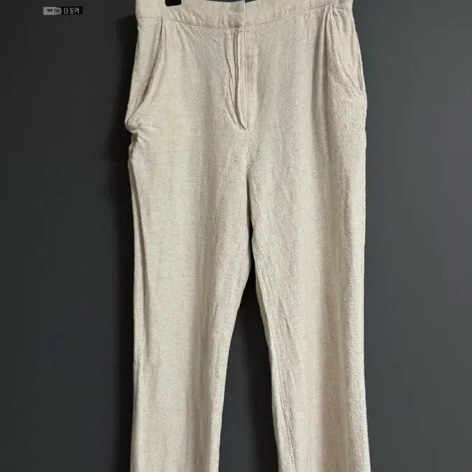 [BUNJANG] Linen Pants Ivory / 린넨 팬츠 아이보리