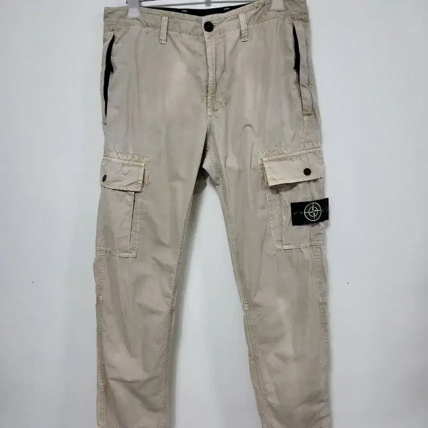 [BUNJANG] Stone Island Beige Cargo Pants / 스톤아일랜드 베이지 카고 바지.260501