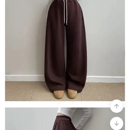 [BUNJANG] Abley Pintuck Wide Training Pants / 에이블리 핀턱 와이드 트레이닝 팬츠