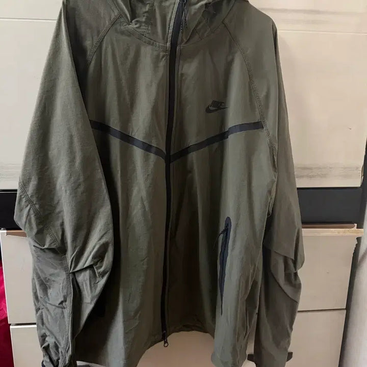 [BUNJANG] Nike Tech Woven Setup Tracksuit Set - Olive / (XL) 나이키 테크 우븐 셋업 올리브 컬러