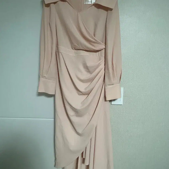 [BUNJANG] Gracyu Diamant Wrap Style Long Dress (Pink, M) / 그레이스유 원피스 디아망 M 핑크
