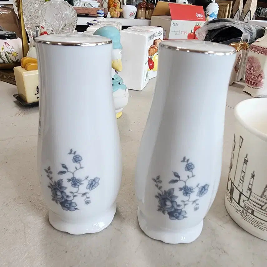 [BUNJANG] Vintage Ceramic Spice Jar Set / 미국서온 도자기 양념통 