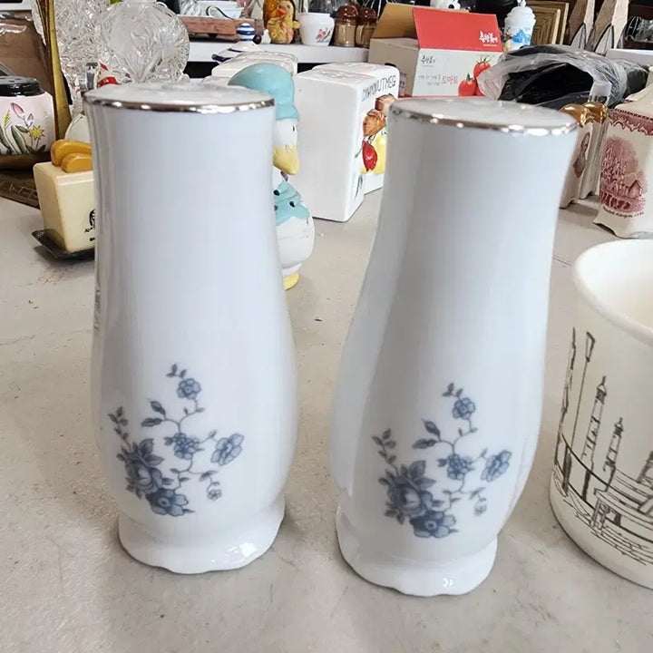 [BUNJANG] Vintage Ceramic Spice Jar Set / 미국서온 도자기 양념통 