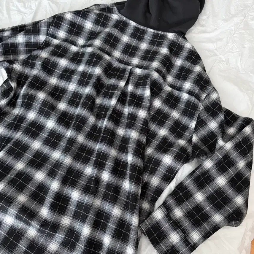 [BUNJANG] Insane Garage Flannel Padded Hoodie Shirt / 인세인개러지 인세인 플란넬 패디드 후디 셔츠