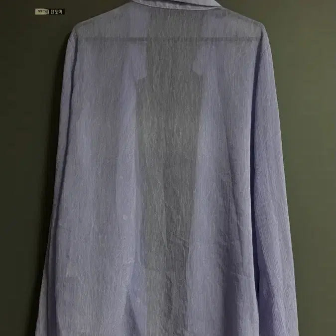[BUNJANG] Light Purple See-Through Shirt / 연보라색 시스루 셔츠