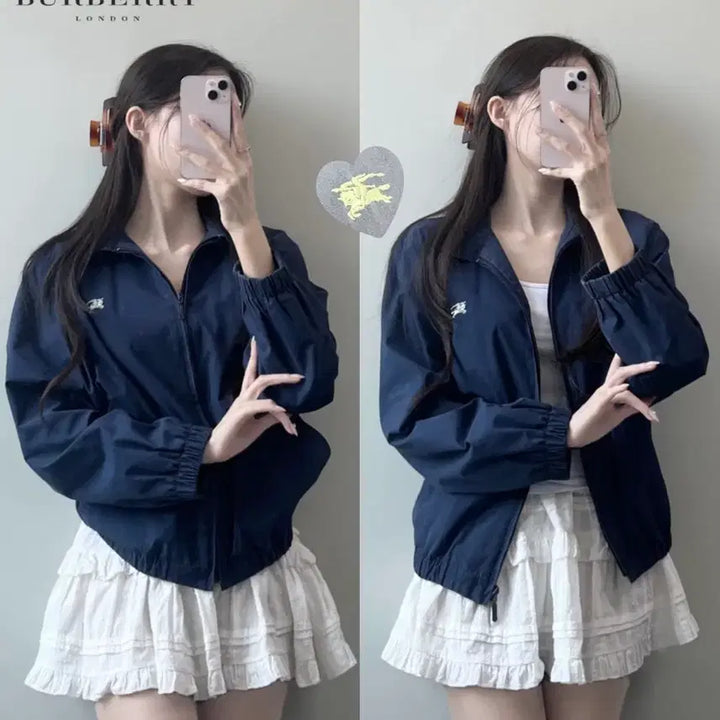 [BUNJANG] Burberry Blueonic Jacket / 버버리 블루종 자켓