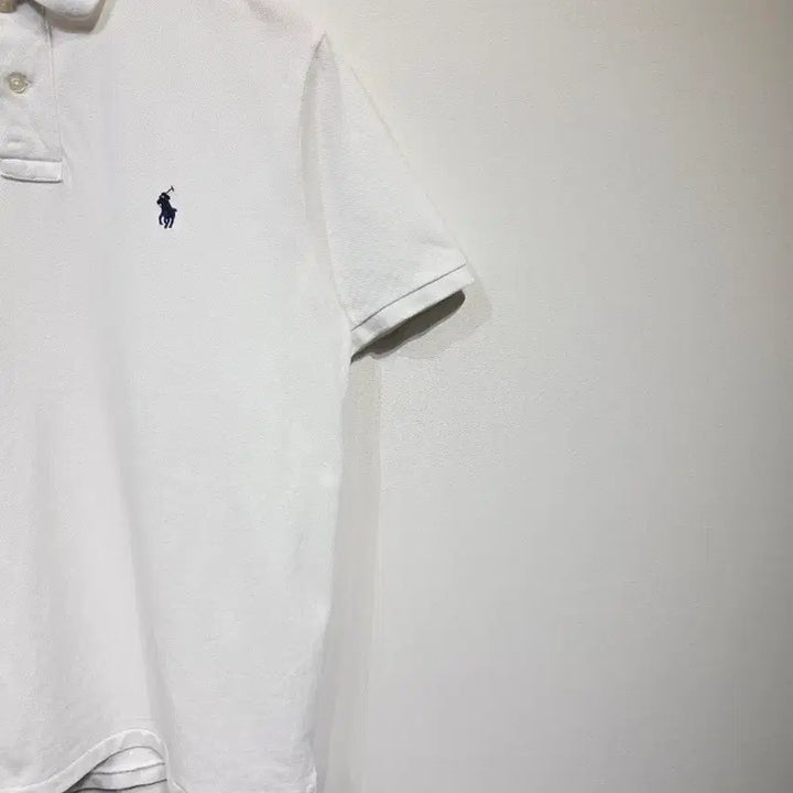 [SOLD OUT] 폴로 랄프로렌 커스텀 슬림 핏 화이트 반팔 카라티