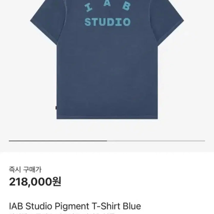 [BUNJANG] IAB Studio Pigment Half-Sleeve T-shirt (XL) / (XL)아이앱 스튜디오 피그먼트 반팔