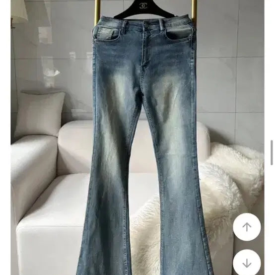 [BUNJANG] Avery Vintage Washing Bootcut Denim Pants / 에이블리 빈티지 워싱 부츠컷 데님 팬츠 수입의류