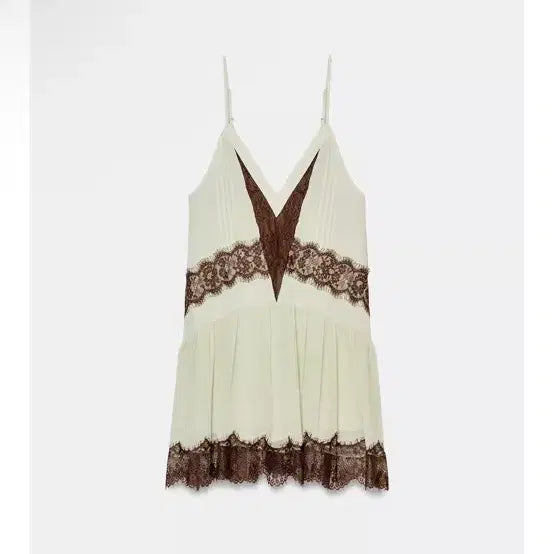 [BUNJANG] ZARA Lace Combination Short Dress / [ZARA]자라 레이스 콤비 숏 원피스