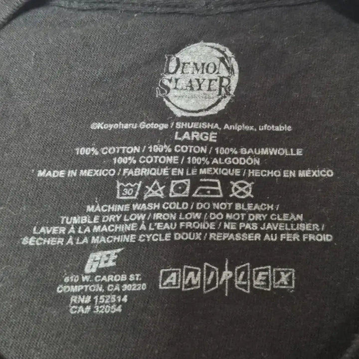 [BUNJANG] Demon Slayer Official T-Shirt / [L]귀멸의 칼날 오피셜 티셔츠  -224