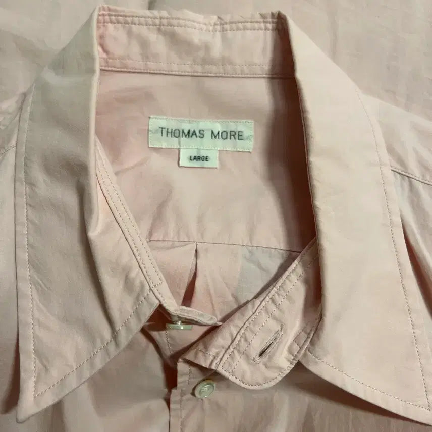 [BUNJANG] Thomas More Paper Shirt L Strawberry Cream / 토마스 모어 페이퍼 셔츠 L 스트로베리 크림