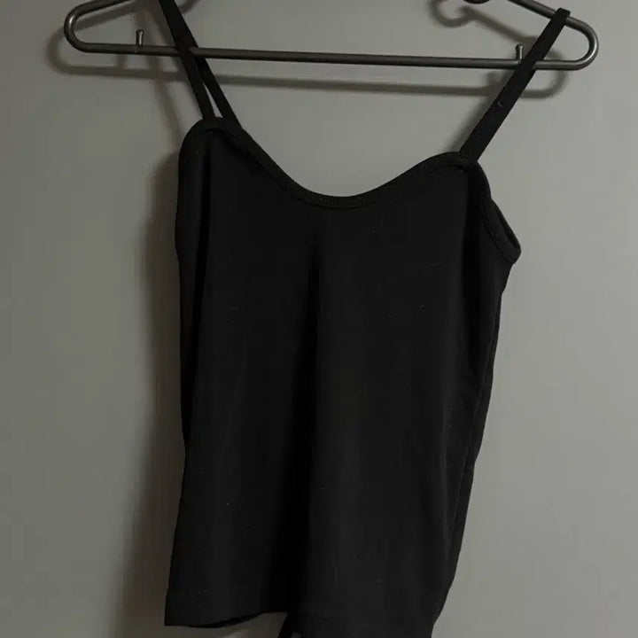 [BUNJANG] Black Shirring String Tank Top / 블랙 셔링 스트링 나시탑