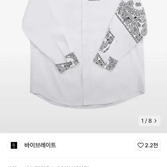 [BUNJANG] Vibrate Paisley Shirt / 바이브레이트 페이즐리 셔츠