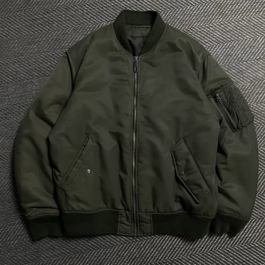 [BUNJANG] Vintage MA-1 Blouson Boxy Fit Bomber Jacket / 빈티지 MA-1 블루종 박시핏 항공점퍼o 5462